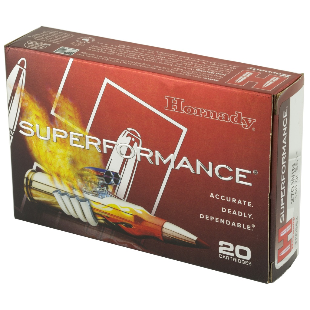 Hornady HRNDY SF 270WIN 140GR SST 20/200 2