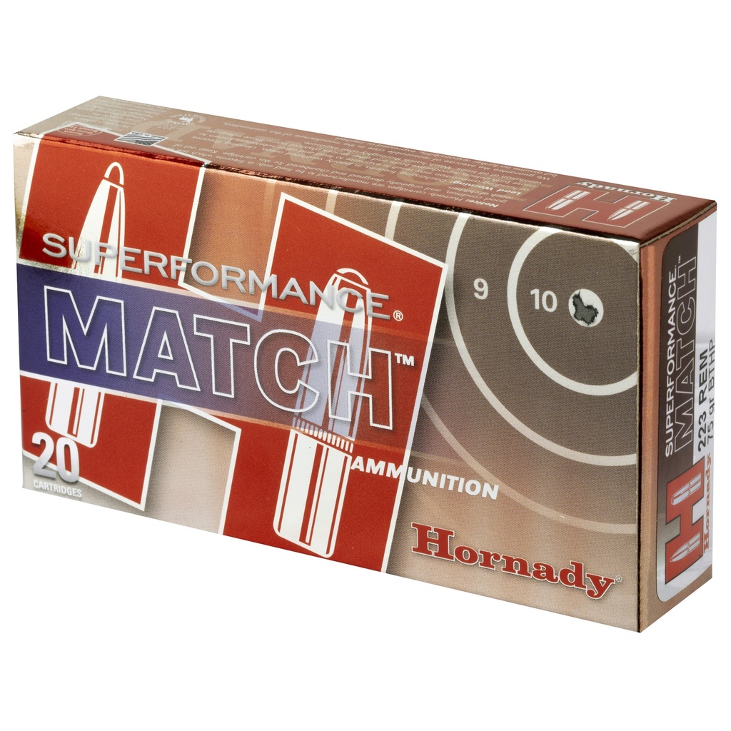 Hornady HRNDY SF 223REM 75GR BTHP MTC 20/200 2