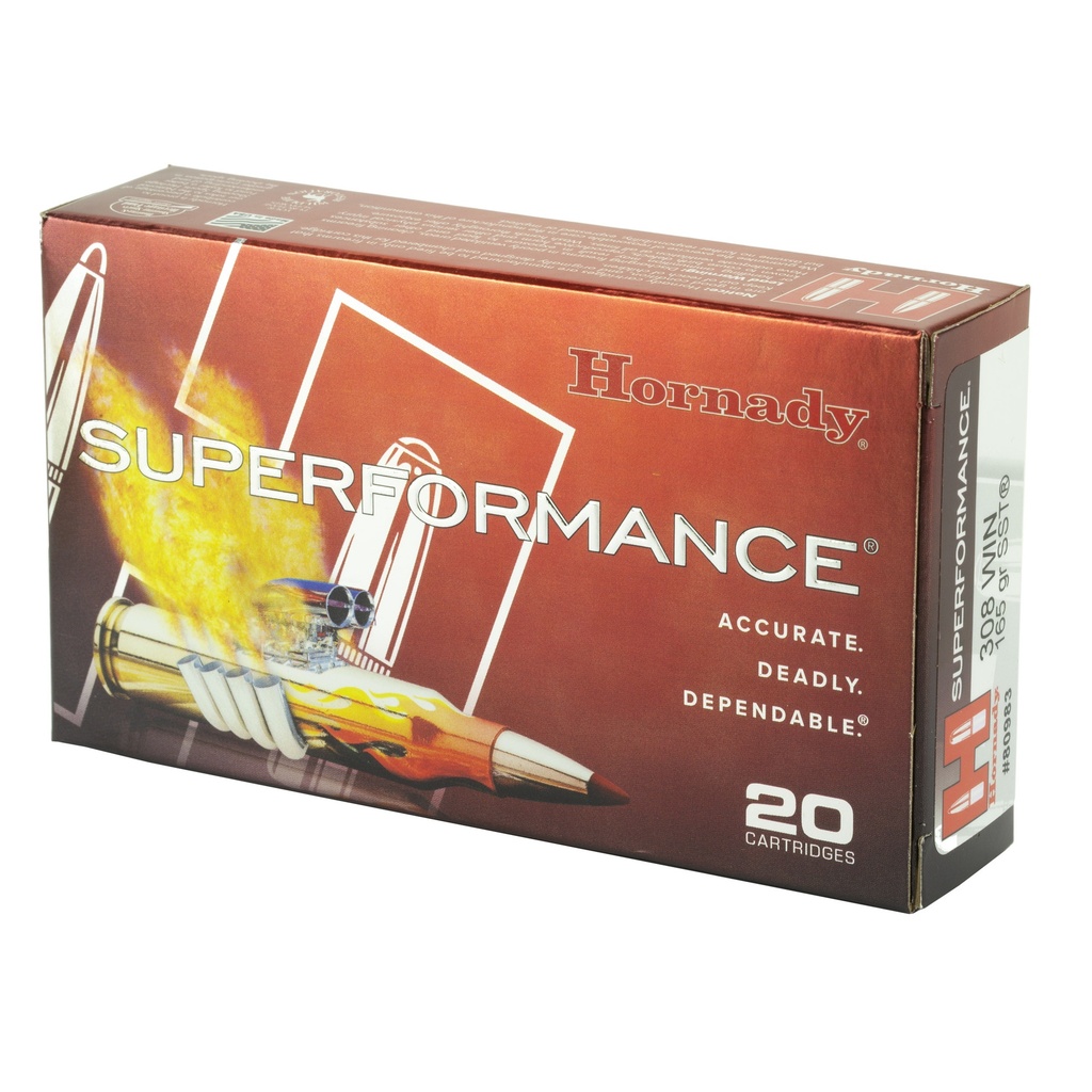 Hornady HRNDY SF 308WIN 165GR SST 20/200 2