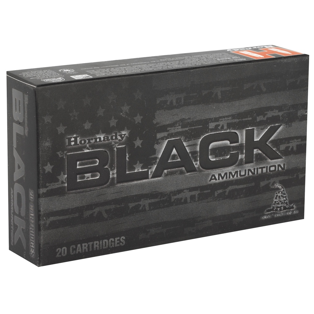 Hornady HRNDY BLACK 6.5GREN 123GR ELD 20/200 1