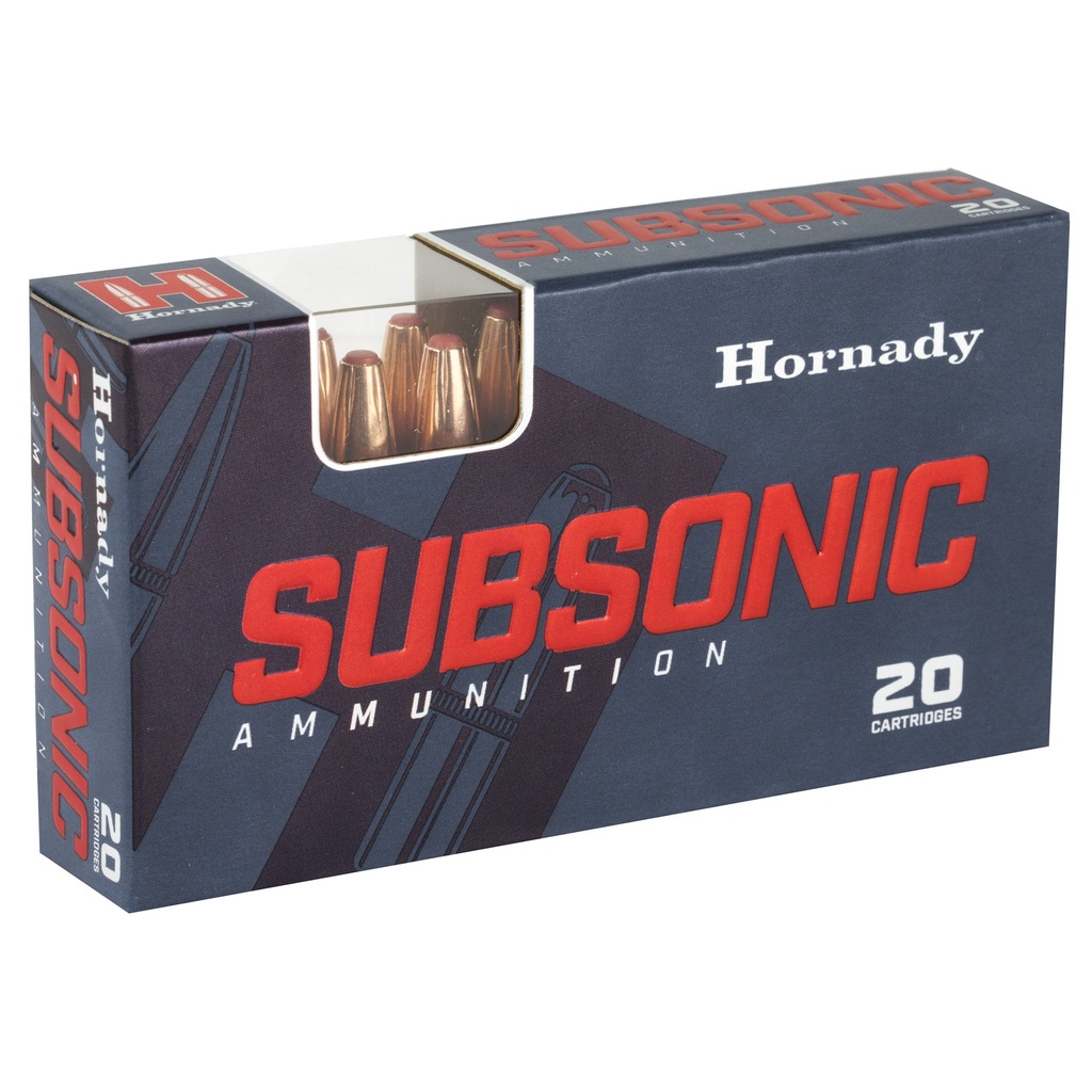 Hornady HRNDY 300BLK 190GR SUB-X 20/200 1