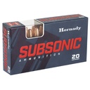 Hornady HRNDY 300BLK 190GR SUB-X 20/200 1