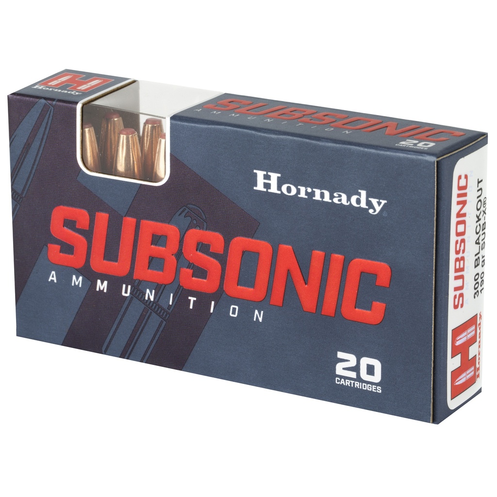 Hornady HRNDY 300BLK 190GR SUB-X 20/200 2