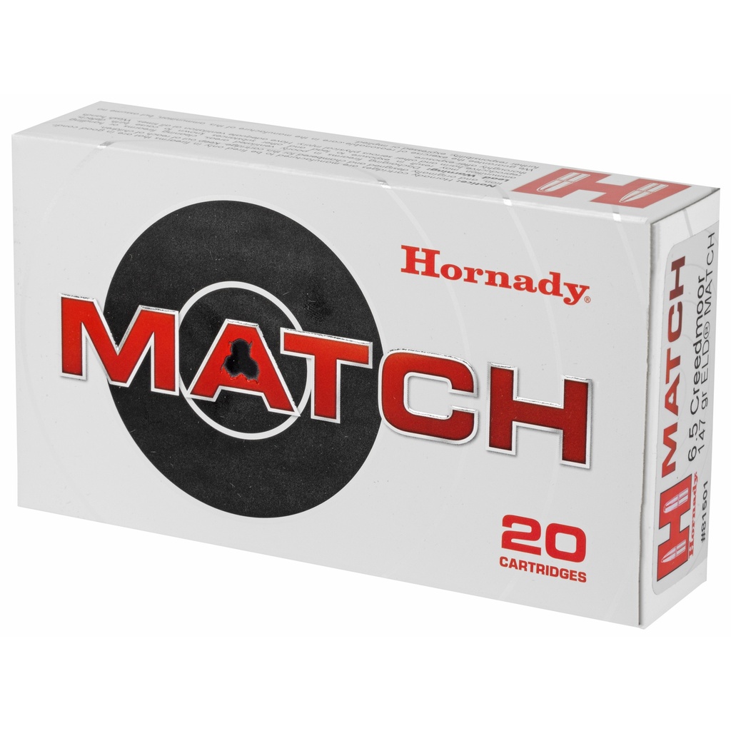 Hornady HRNDY 6.5CM 147GR ELD-M 20/200 2
