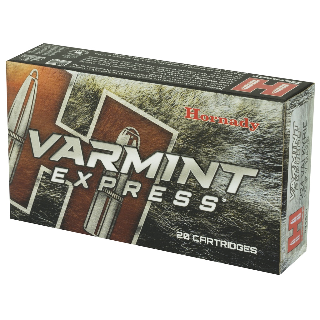 Hornady HRNDY 224VALKYRIE 60GR VMAX 20/200 2
