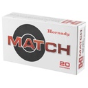 Hornady HRNDY 308WIN 168GR ELD-M 20/200 2
