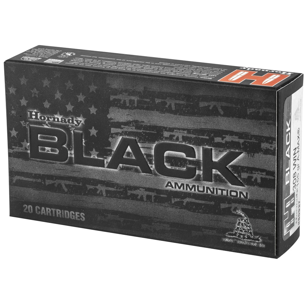 Hornady HRNDY BLACK 308WIN 155GR ELDM 20/200 2