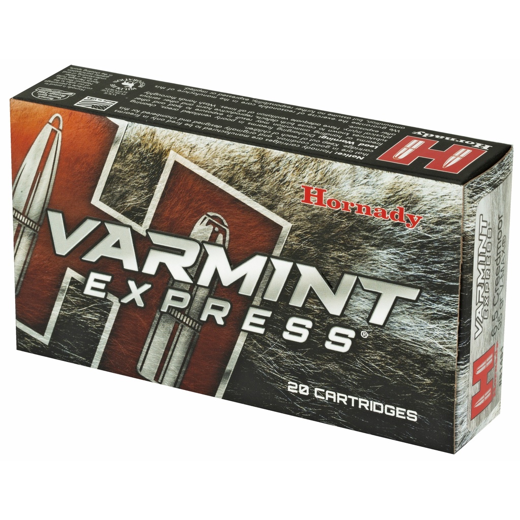 Hornady HRNDY 6.5CM 95GR VMAX 20/200 2