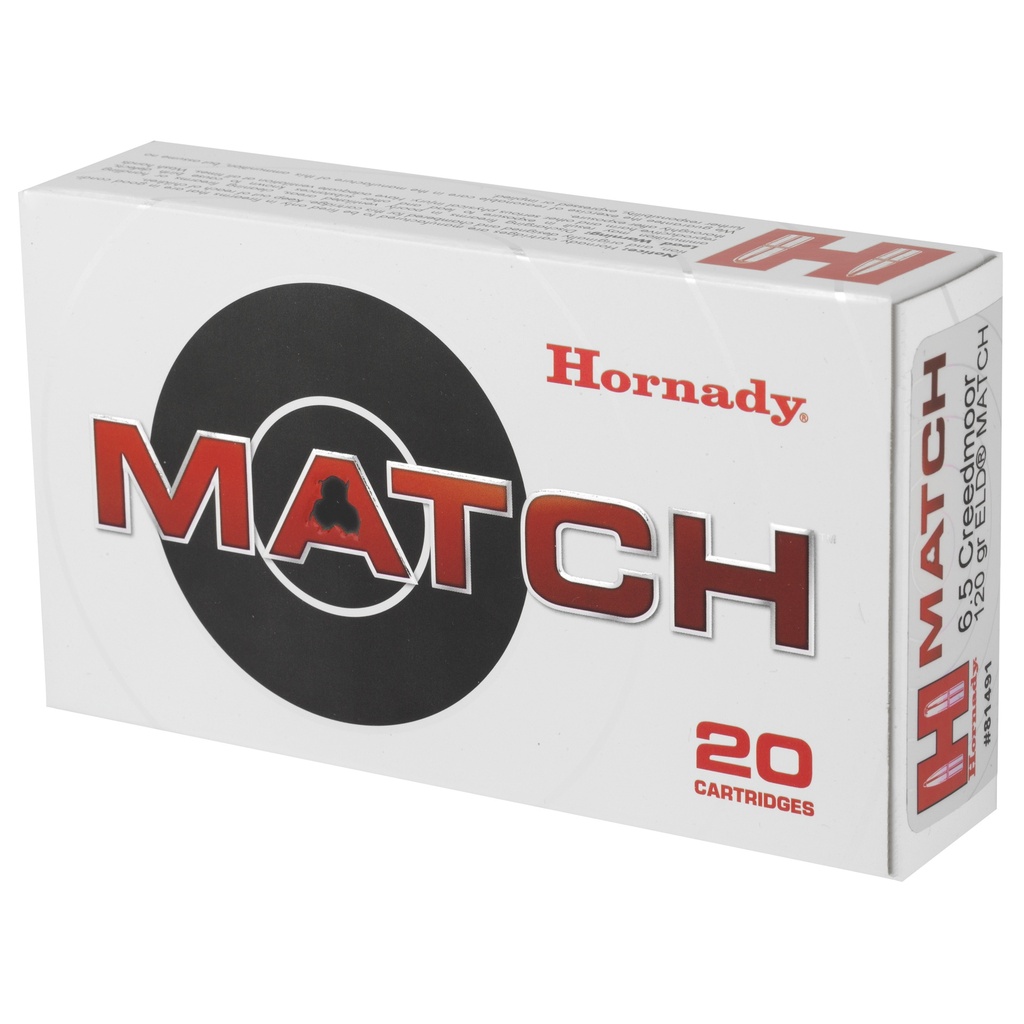 Hornady HRNDY 6.5CM 120GR ELD-M 20/200 2