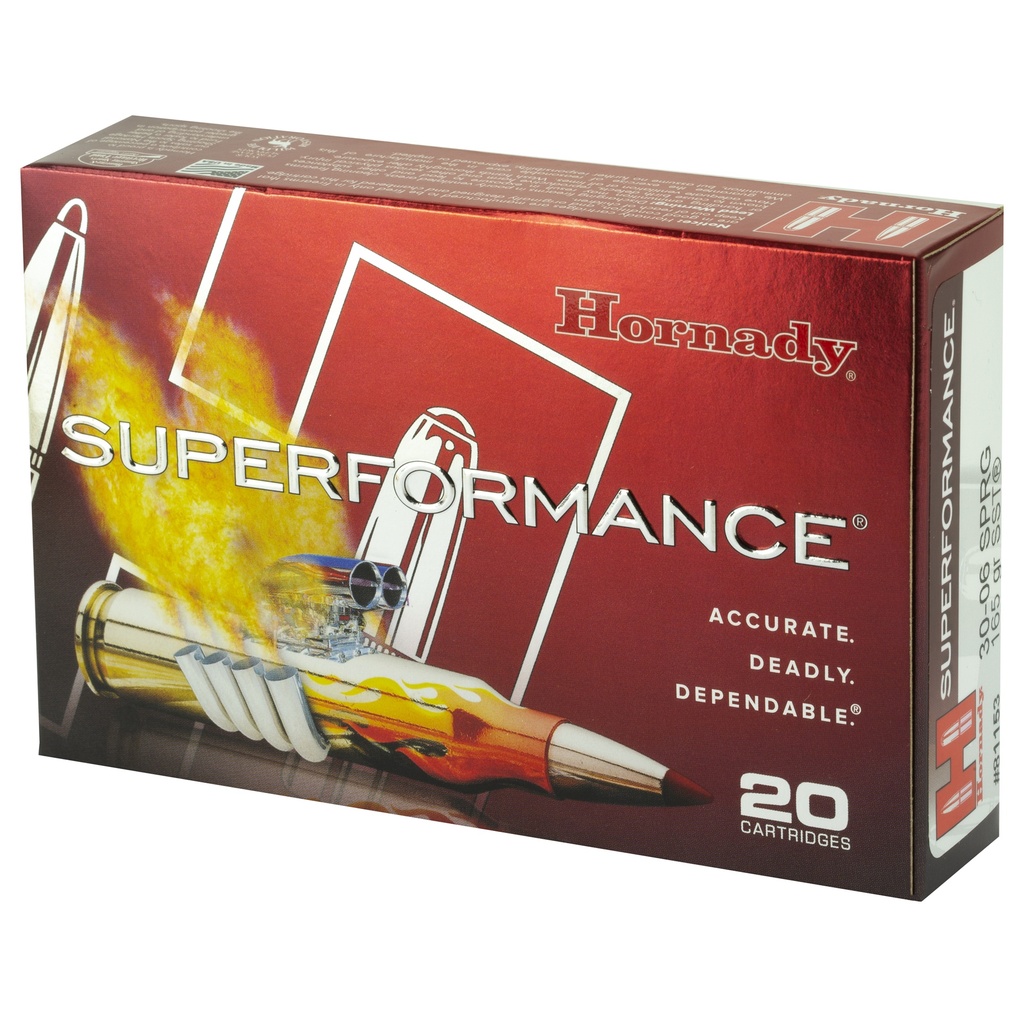 Hornady HRNDY SF 30-06 165GR SST 20/200 2