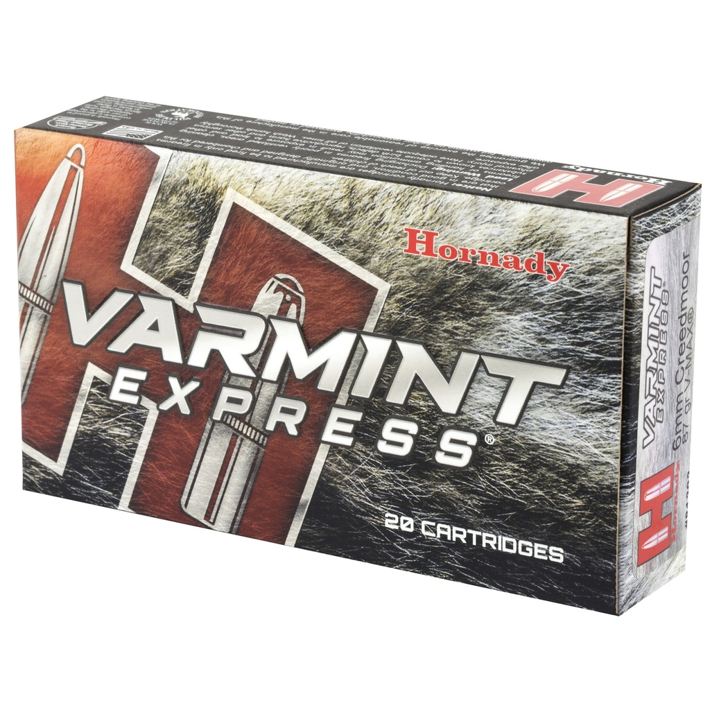 Hornady HRNDY 6MM CM 87GR VMAX 20/200 2