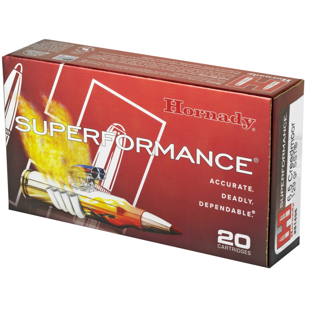 Hornady HRNDY SF 6.5CM 129GR SST 20/200 2