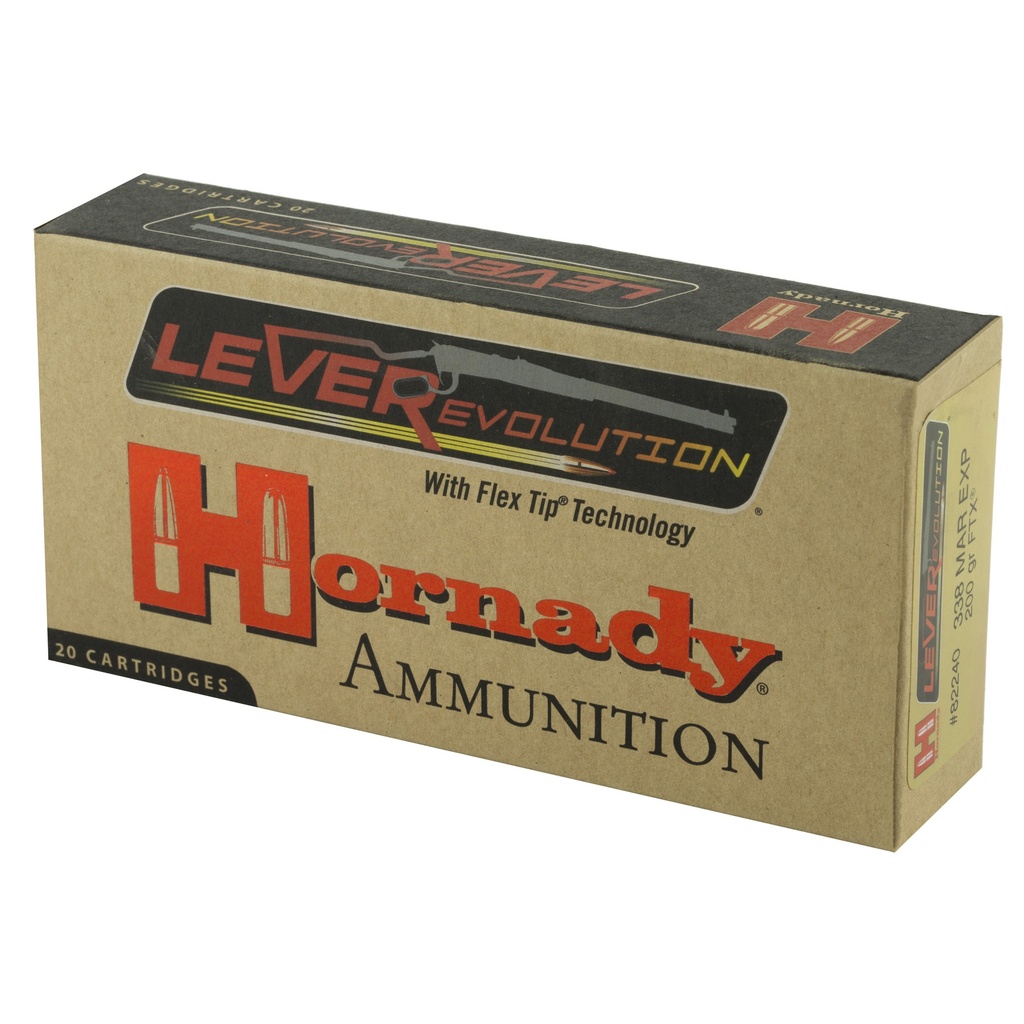 Hornady HRNDY LVREVO 338MRLN EXP 200GR 20/ 2