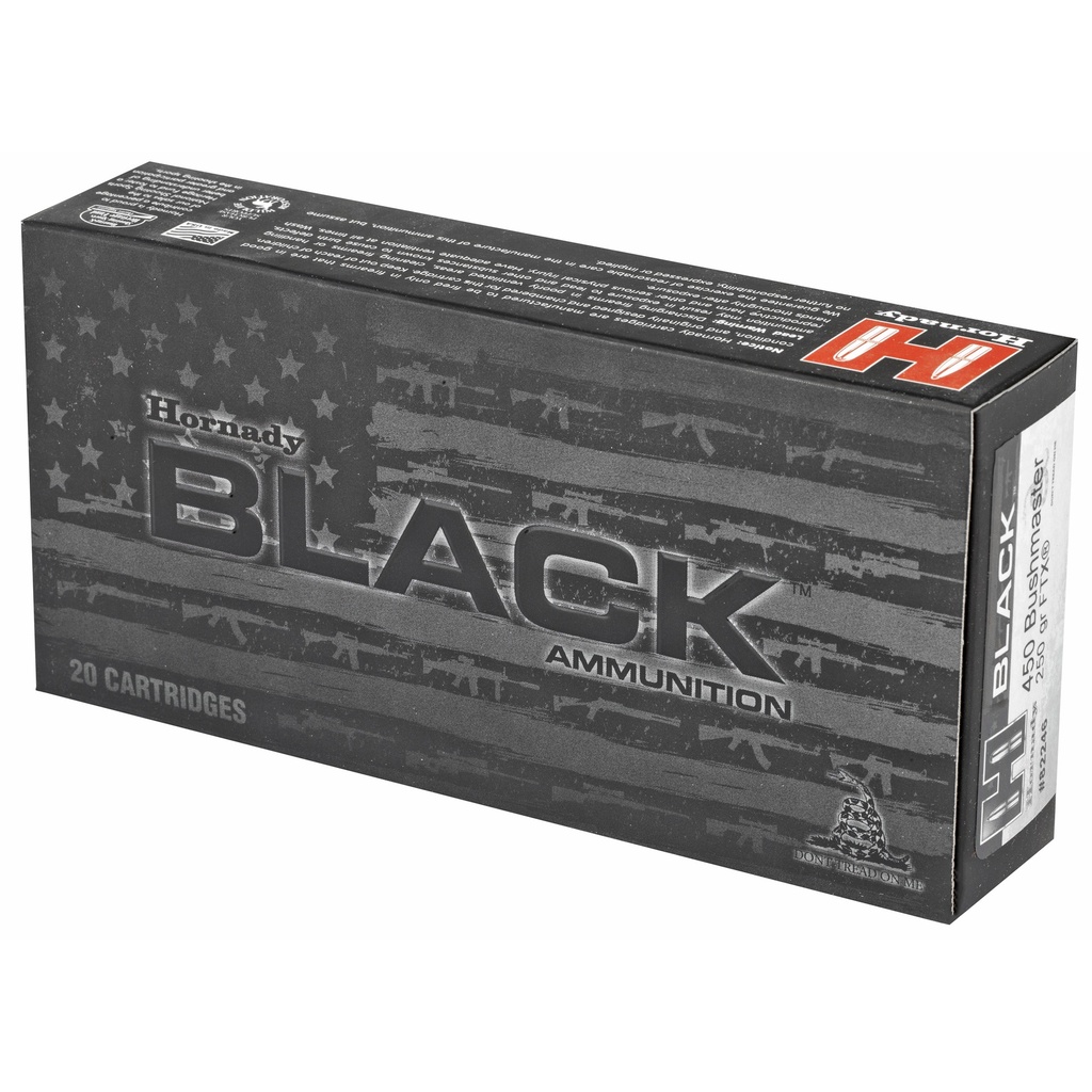 Hornady HRNDY BLACK 450BUSH 250GR FTX 20/200 2