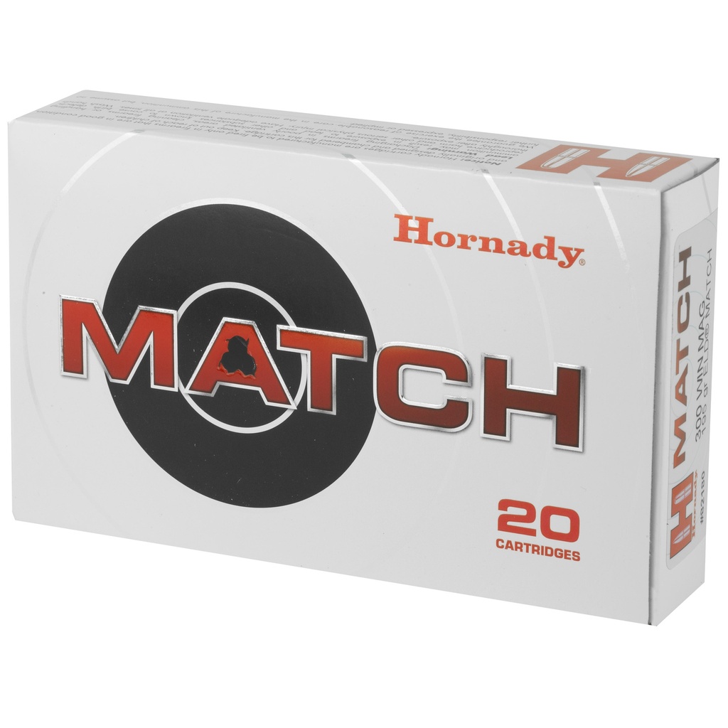 Hornady HRNDY 300WIN 195GR ELD 20/200 2