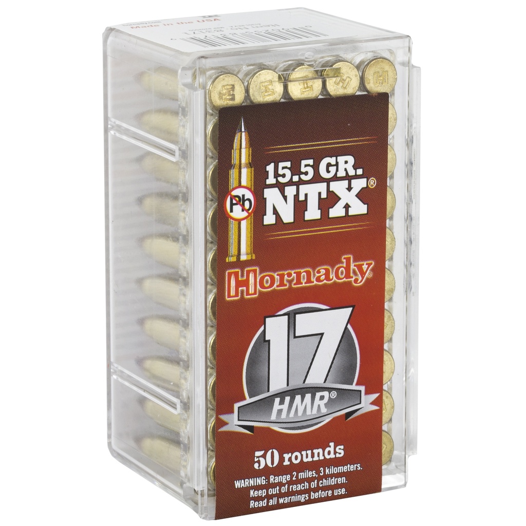 Hornady HRNDY 17HMR 15.5GR NTX 50/2000 1