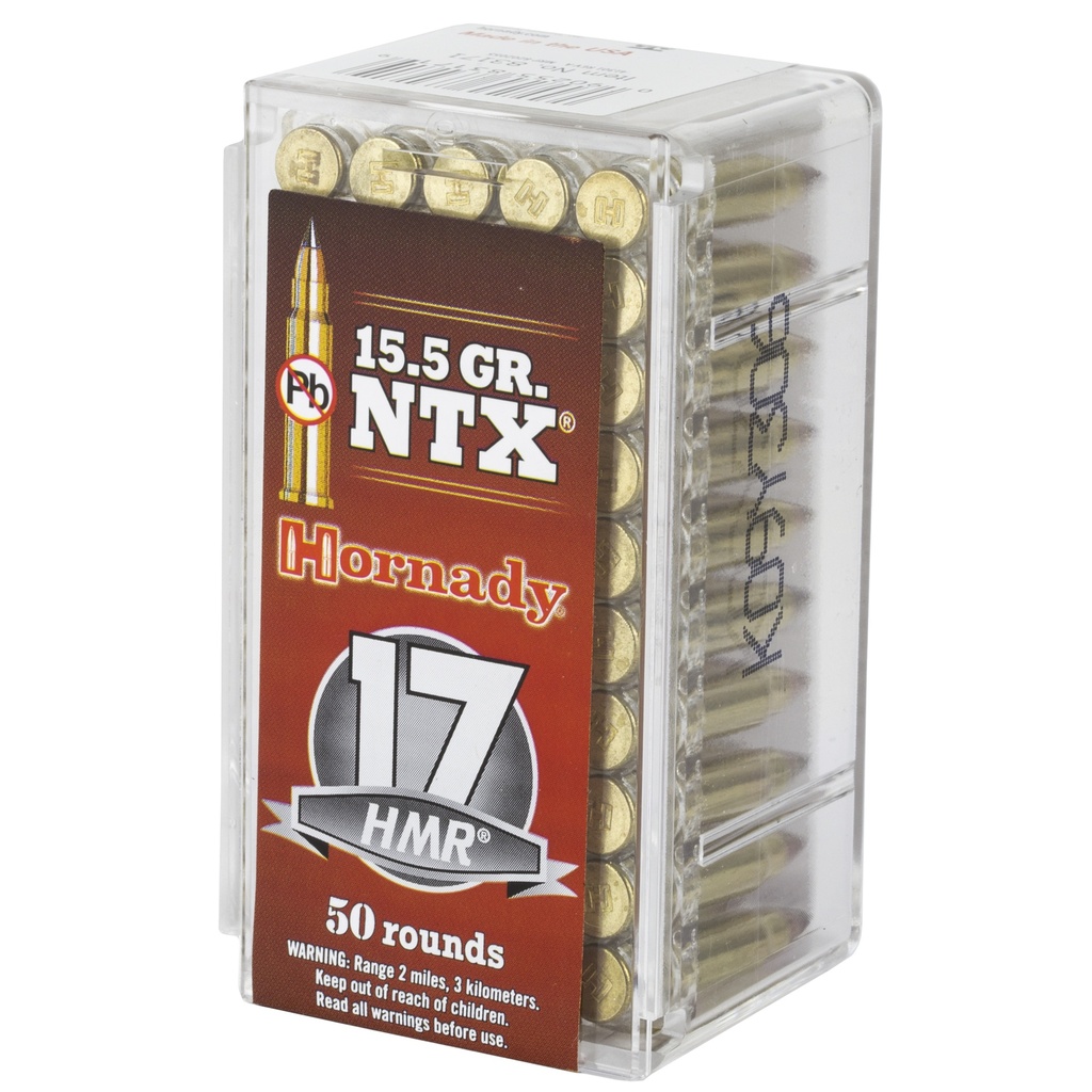 Hornady HRNDY 17HMR 15.5GR NTX 50/2000 2