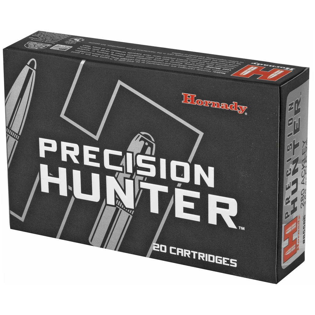 Hornady HRNDY PH 280ACKLEY 162G ELD-X 20/200 2