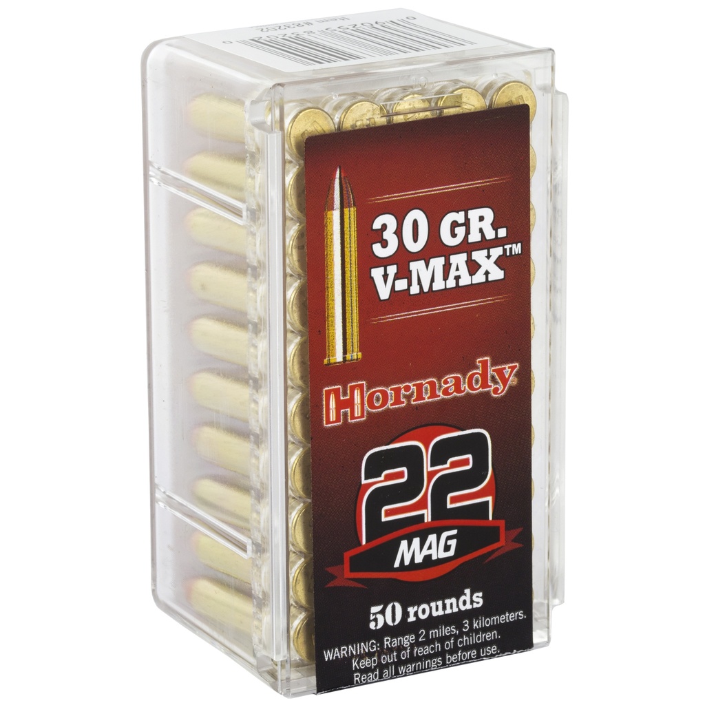 Hornady HRNDY 22WMR 30R V-MAX 50/2000 1