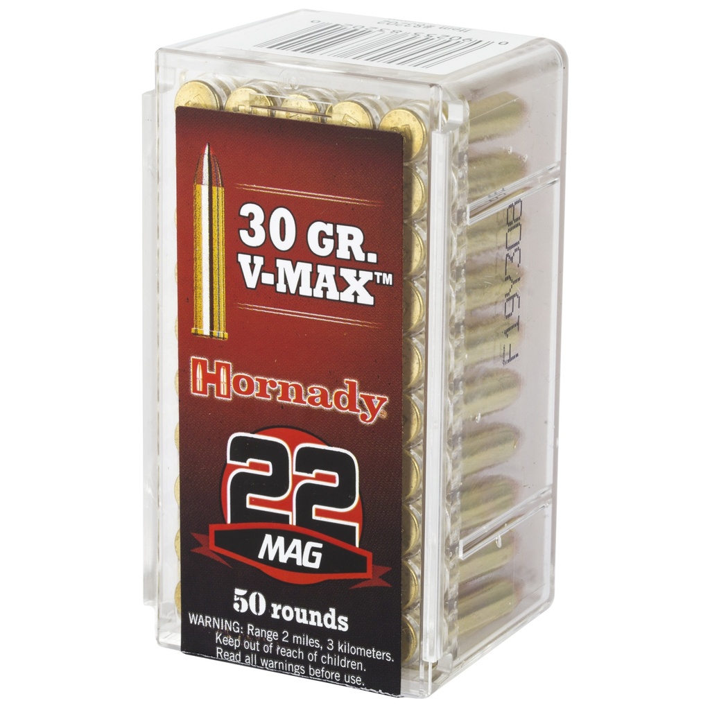 Hornady HRNDY 22WMR 30R V-MAX 50/2000 2