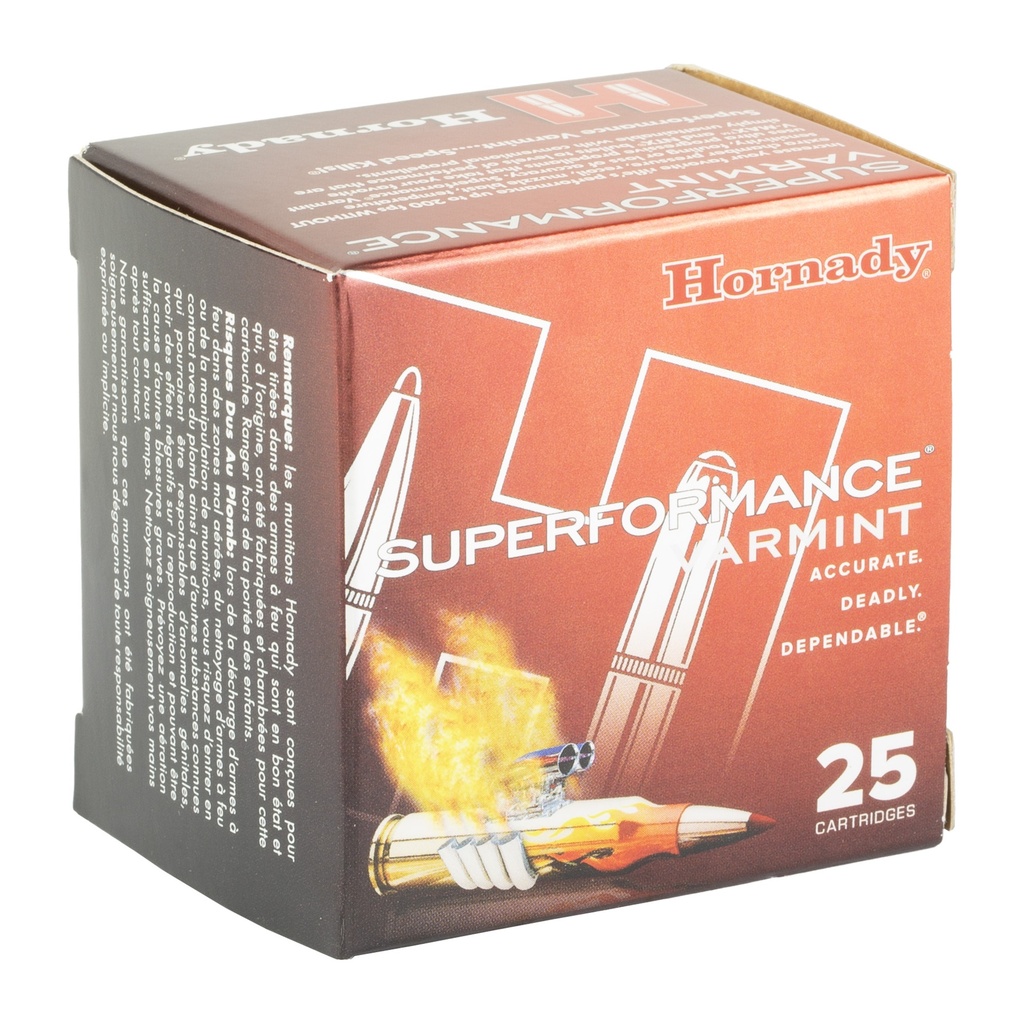 Hornady HRNDY SF 17HRN 20GR V-MAX 25/250 1