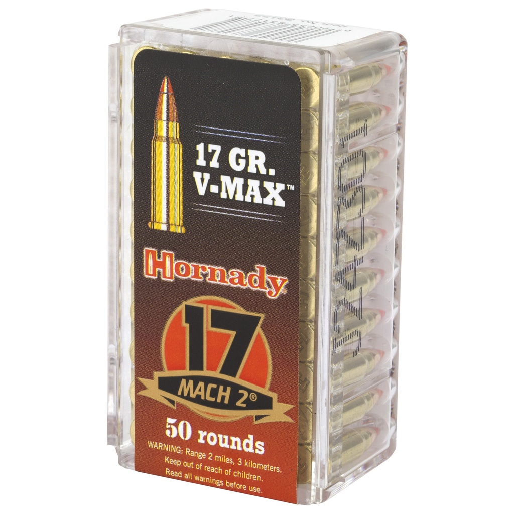Hornady HRNDY 17HM2 17GR V-MAX 50/5000 2