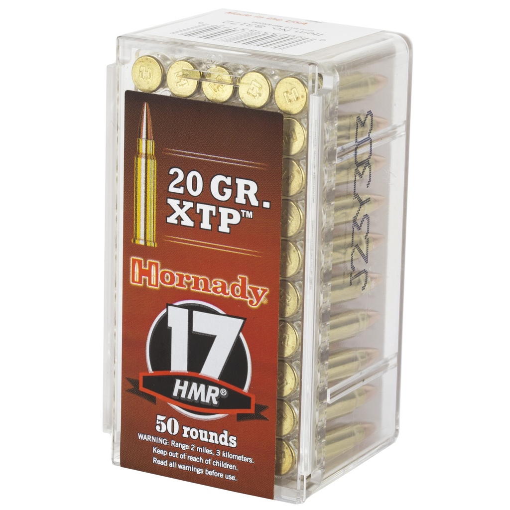 Hornady HRNDY 17HMR 20GR XTP 50/2000 2