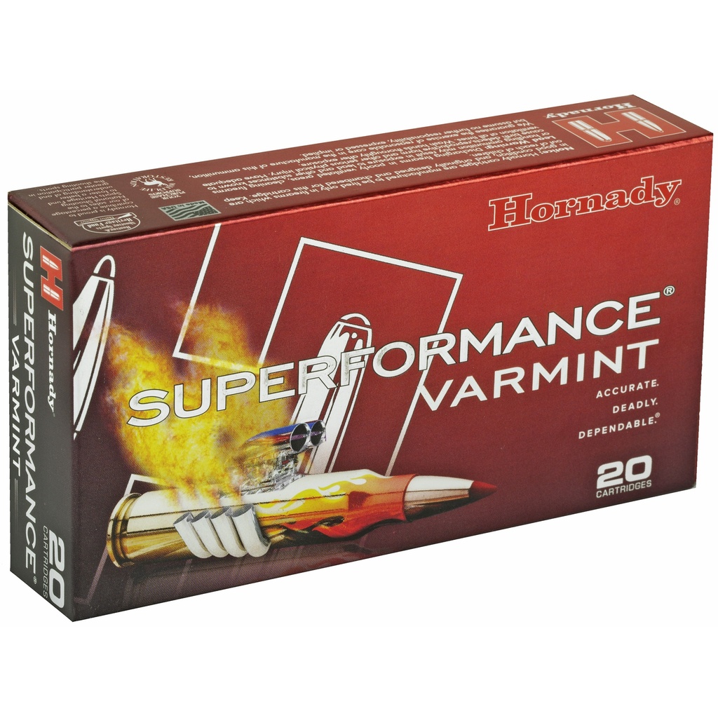 Hornady HRNDY SF 222REM 50GR V-MAX 20/200 1