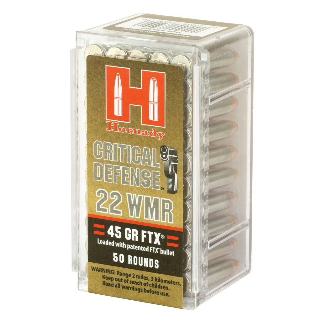 Hornady HRNDY CD 22WMR 45GR FTX 50/2000 2