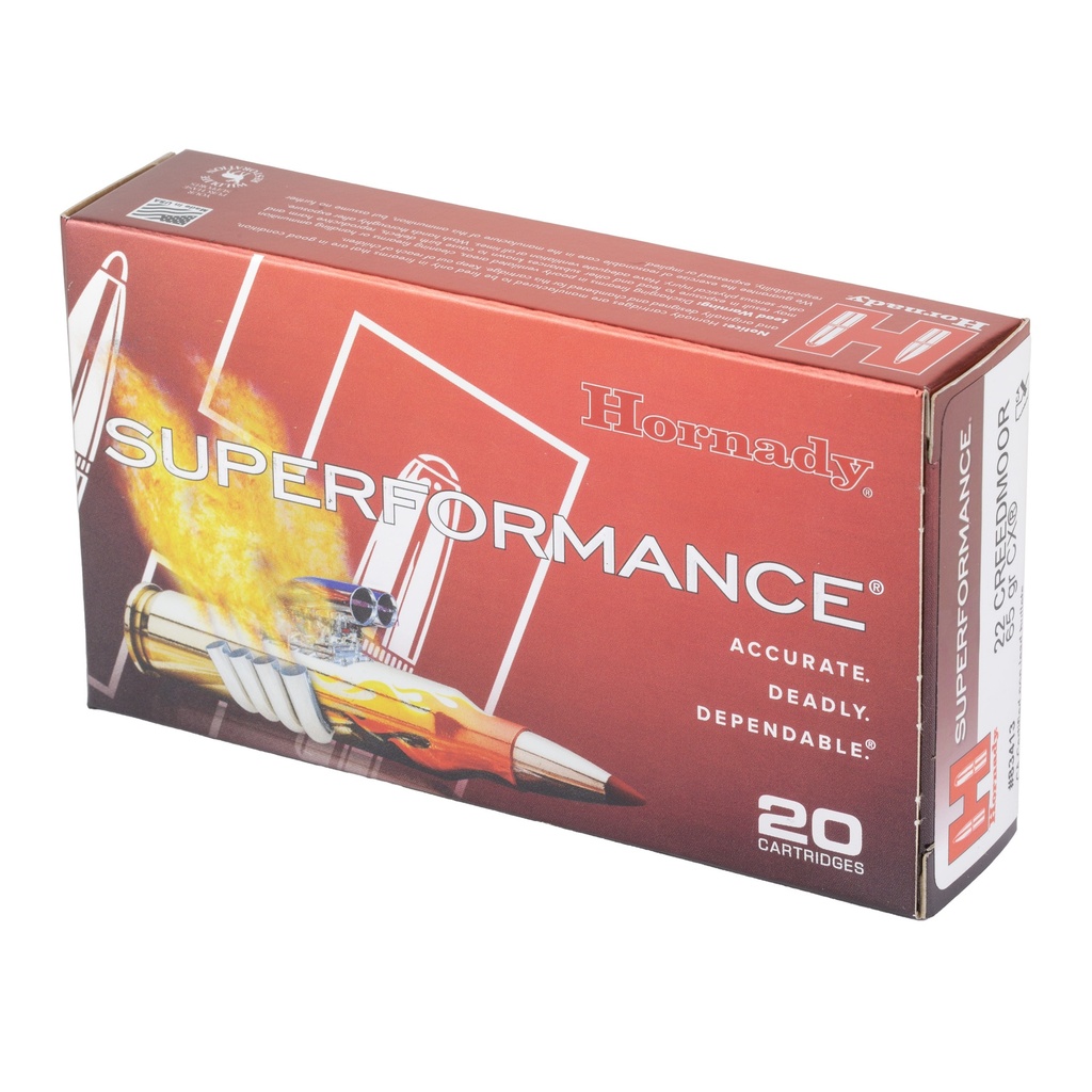 Hornady HRNDY SF 22CM 65GR CX 20/200 2