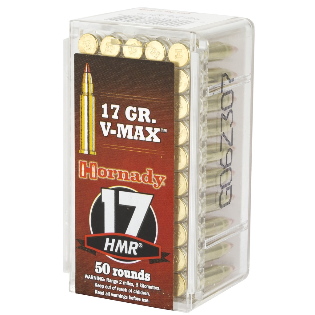 Hornady HRNDY 17HMR 17GR V-MAX 50/2000 2