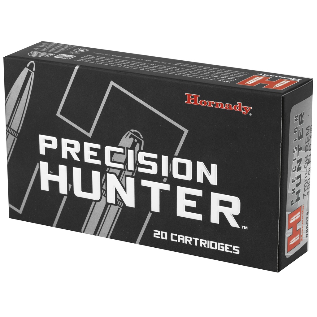 Hornady HRNDY PH 7MM-08 150GR ELD-X 20/200 2