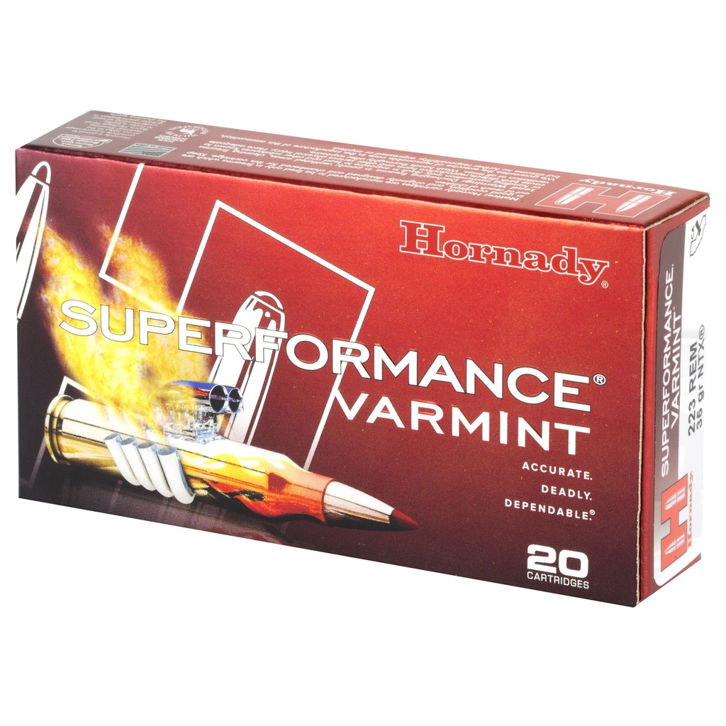 Hornady HRNDY 223REM 35GR NTX 20/200 2