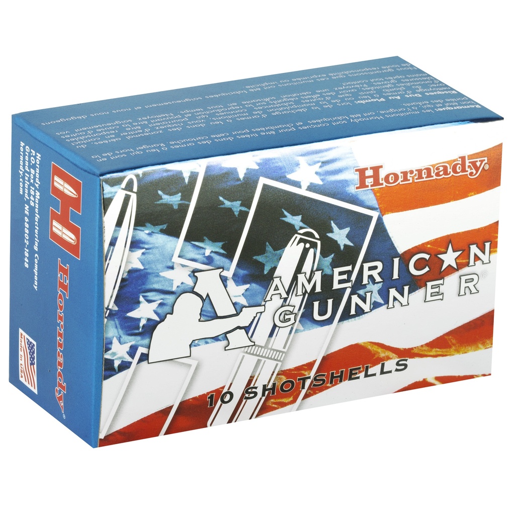 Hornady HRNDY AG 12GA 2.75" 00 10/100 1