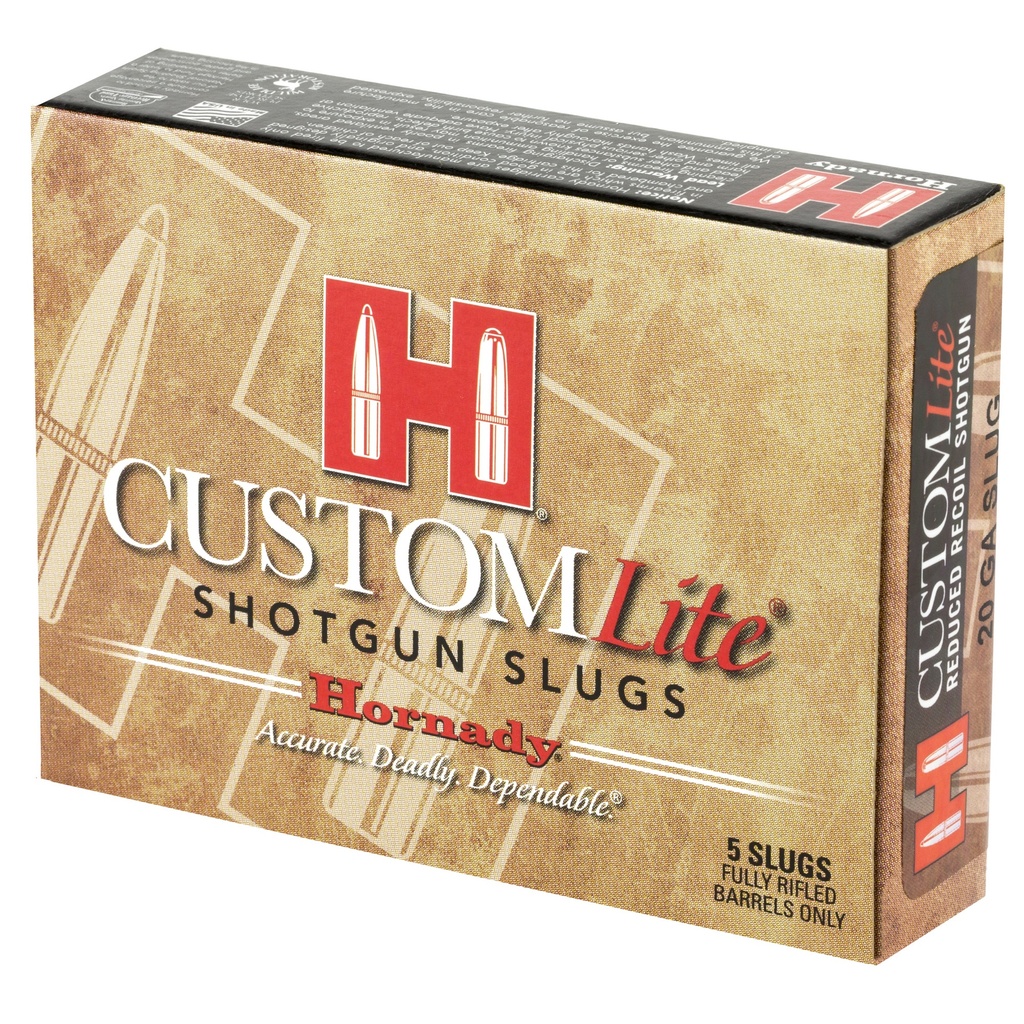 Hornady HRNDY 20GA SLUG 250 FTX LITE 5/100 2