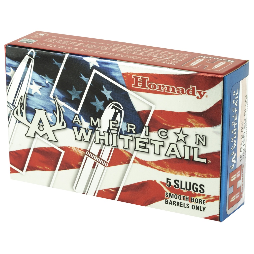 Hornady HRNDY 12GA RIFLED SLUG 1OZ AW 5/100 2