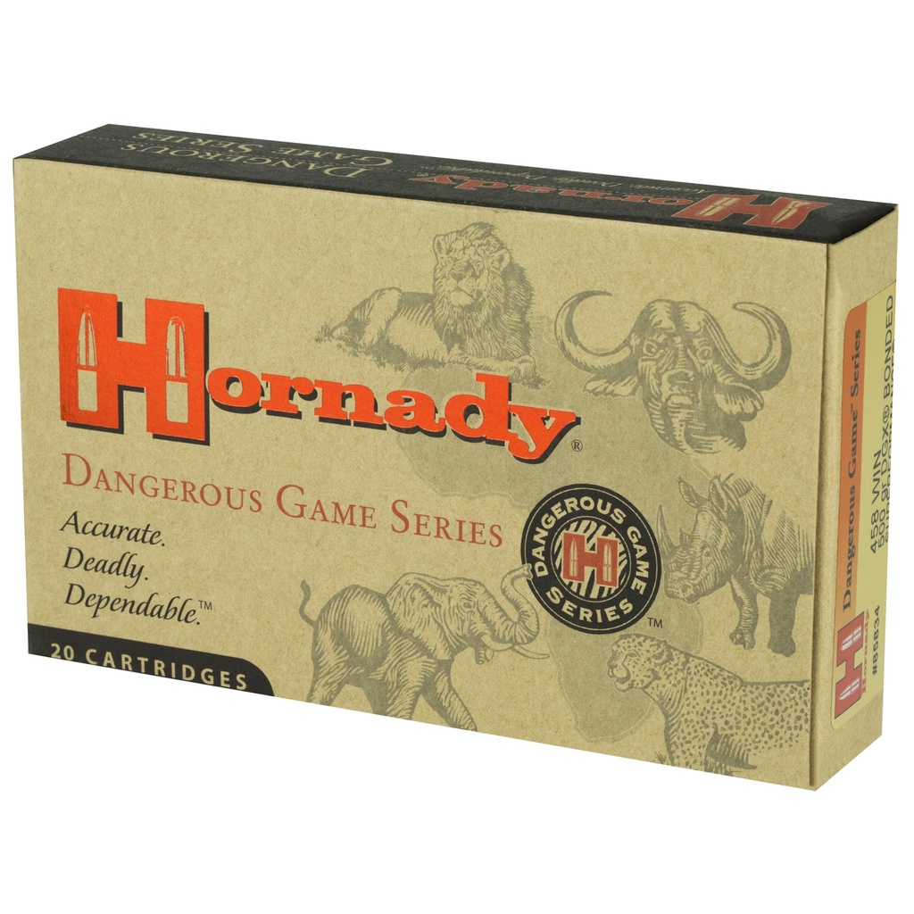 Hornady HRNDY DG 458WIN 500GR DGX BND 20/120 2