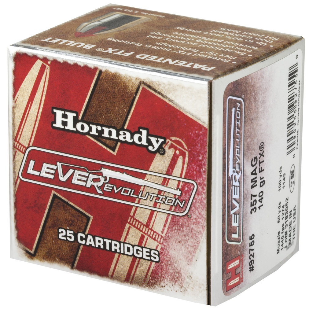 Hornady HRNDY LVREVO 357MAG 140GR 25/250 2