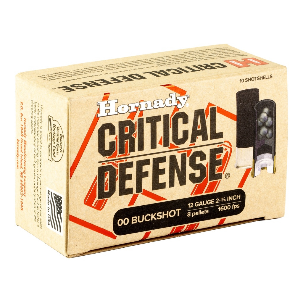 Hornady HRNDY CD 12GA 00 BUCK 10/100 1