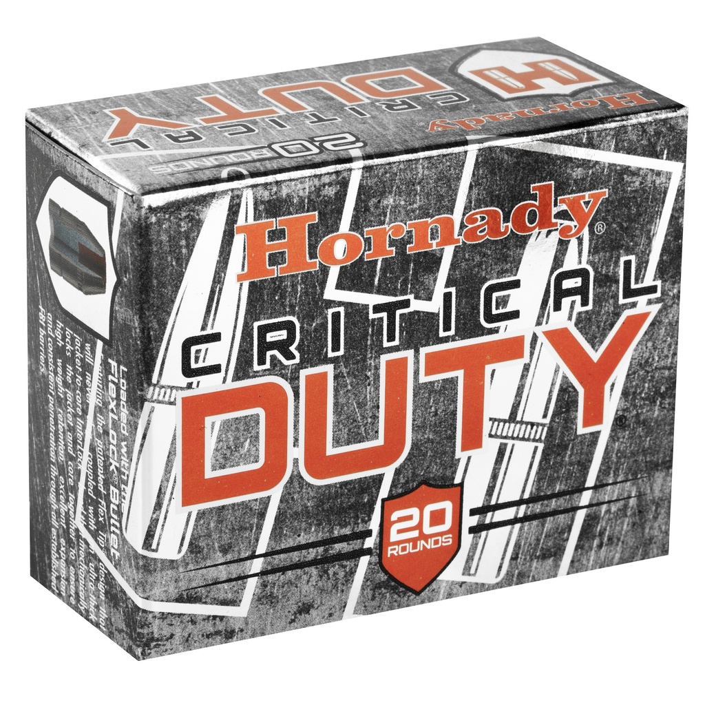 Hornady HRNDY 10MM 175GR CRT DUTY 20/200 1