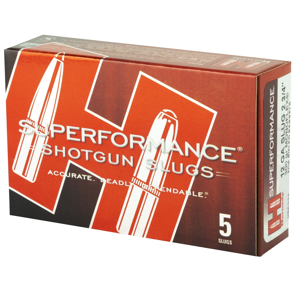 Hornady HRNDY 12GA 2.75" 300GR SLUG MFX5/100 2