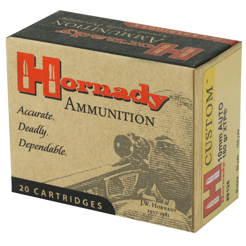 Hornady HRNDY 10MM 180GR XTP 20/200 2