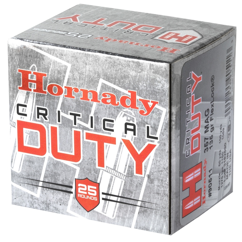 Hornady HRNDY 357MAG 135GR CRT DUTY 25/250 2