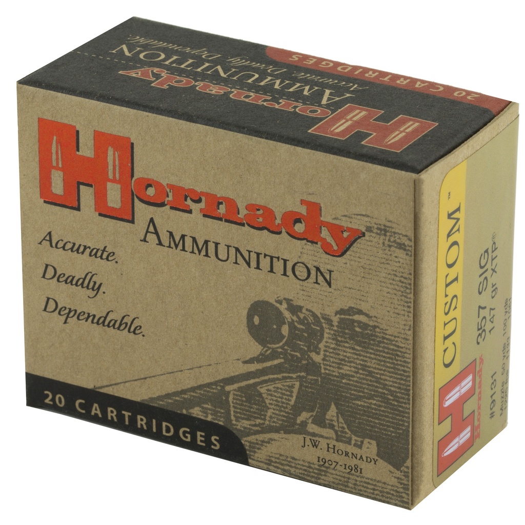 Hornady HRNDY 357SIG 147GR XTP 20/200 2
