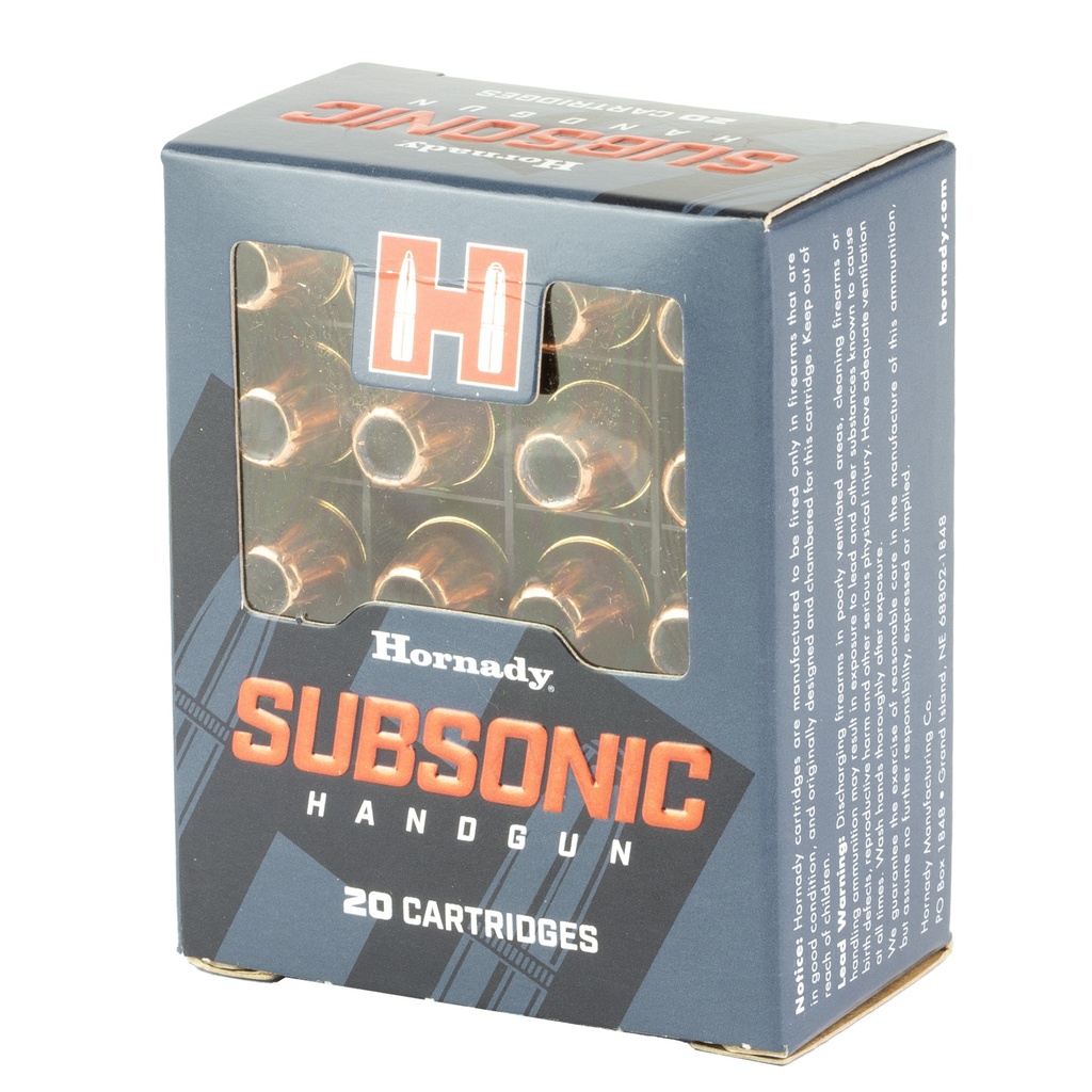 Hornady HRNDY 45ACP 230GRXTP SUBSONIC 20/200 2