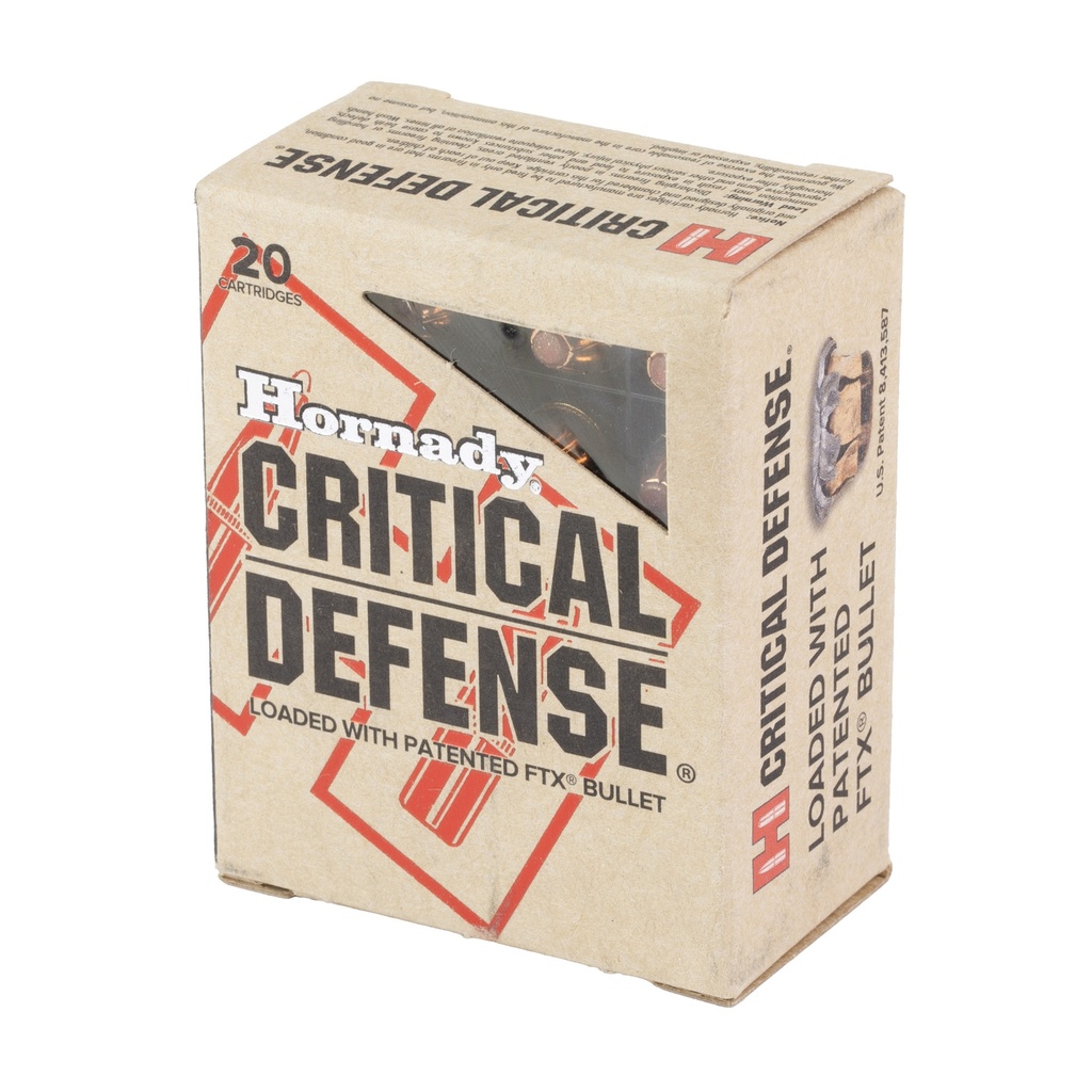 Hornady HRNDY CD 40SW 165GR 20/200 2