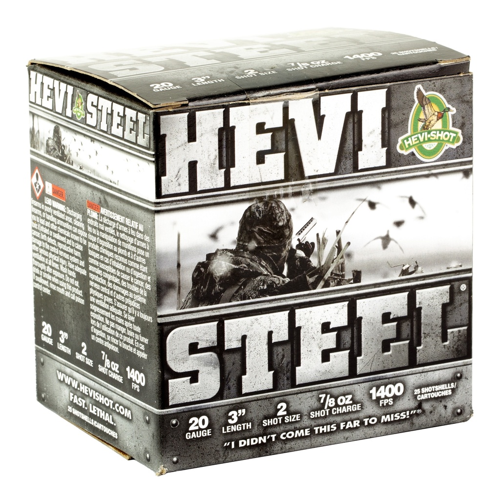 HEVI-Shot HEVI STEEL 20GA 3" #2 25/250 1
