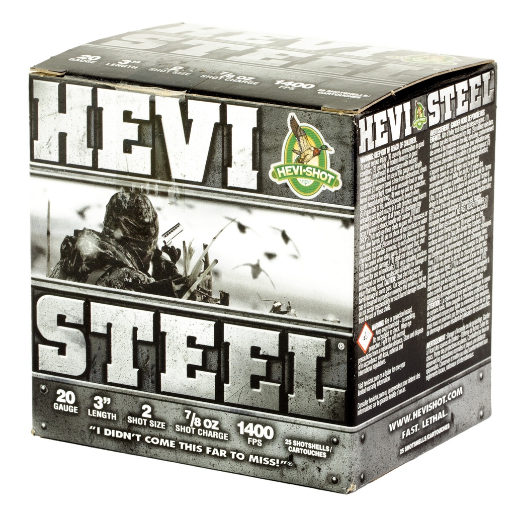 HEVI-Shot HEVI STEEL 20GA 3" #2 25/250 2