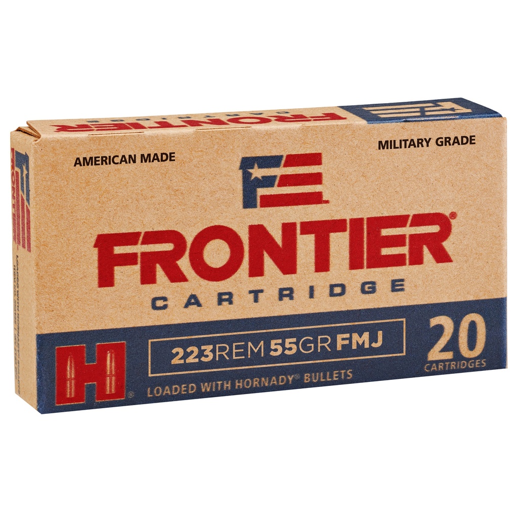 FRONTIER 223REM 55GR FMJ 20/500 1