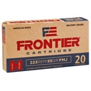 FRONTIER 223REM 55GR FMJ 20/500 1